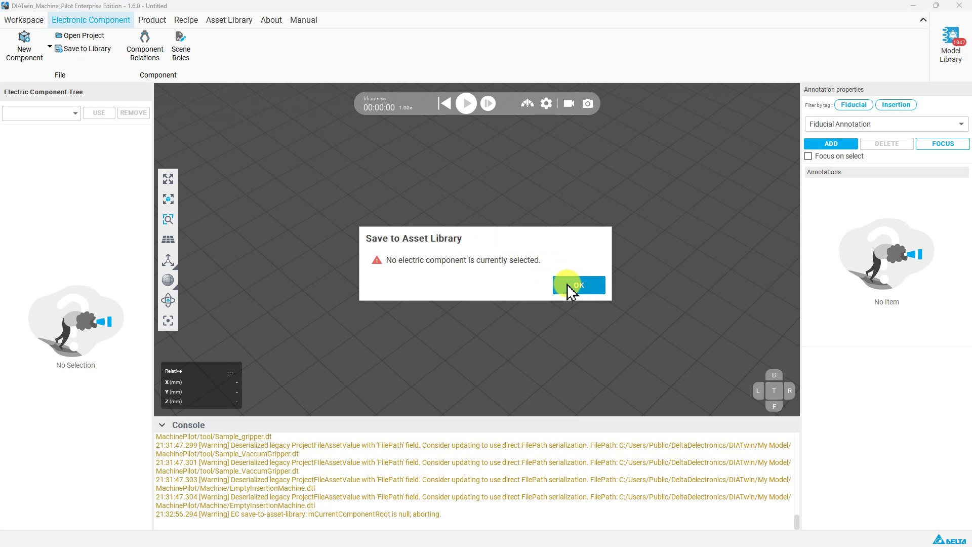 Save to Library 的前提，MachinePilot 錄影畫面。