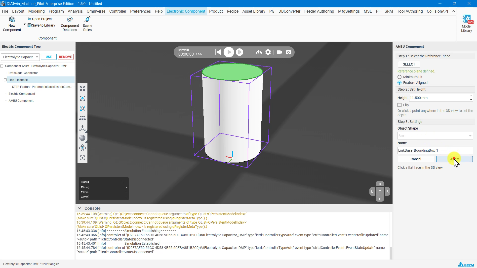 按下 Apply 建立 Bounding Box
