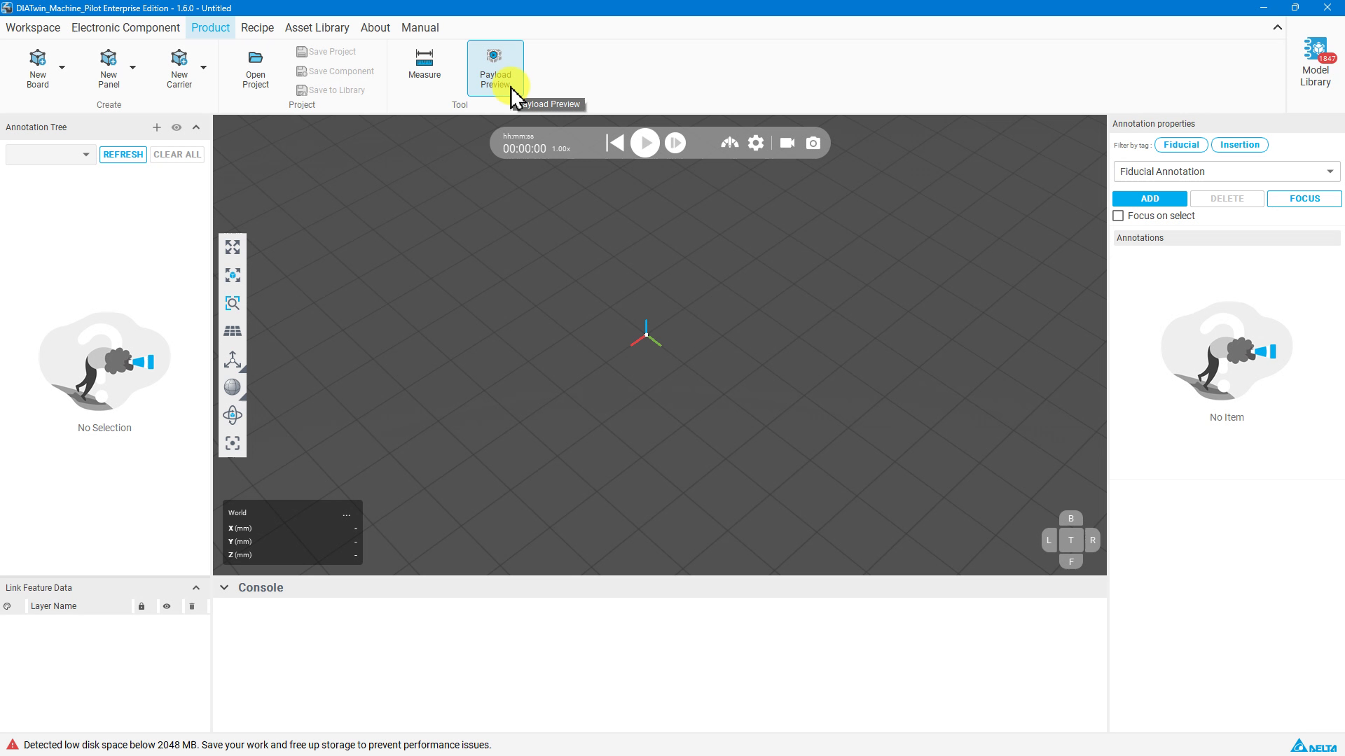 Payload Preview 的用途，MachinePilot 錄影畫面。