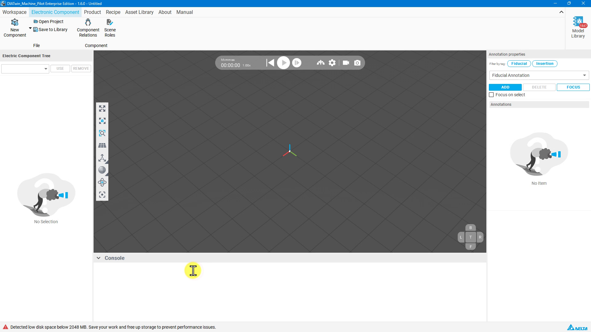 清空 Console，MachinePilot 錄影畫面。