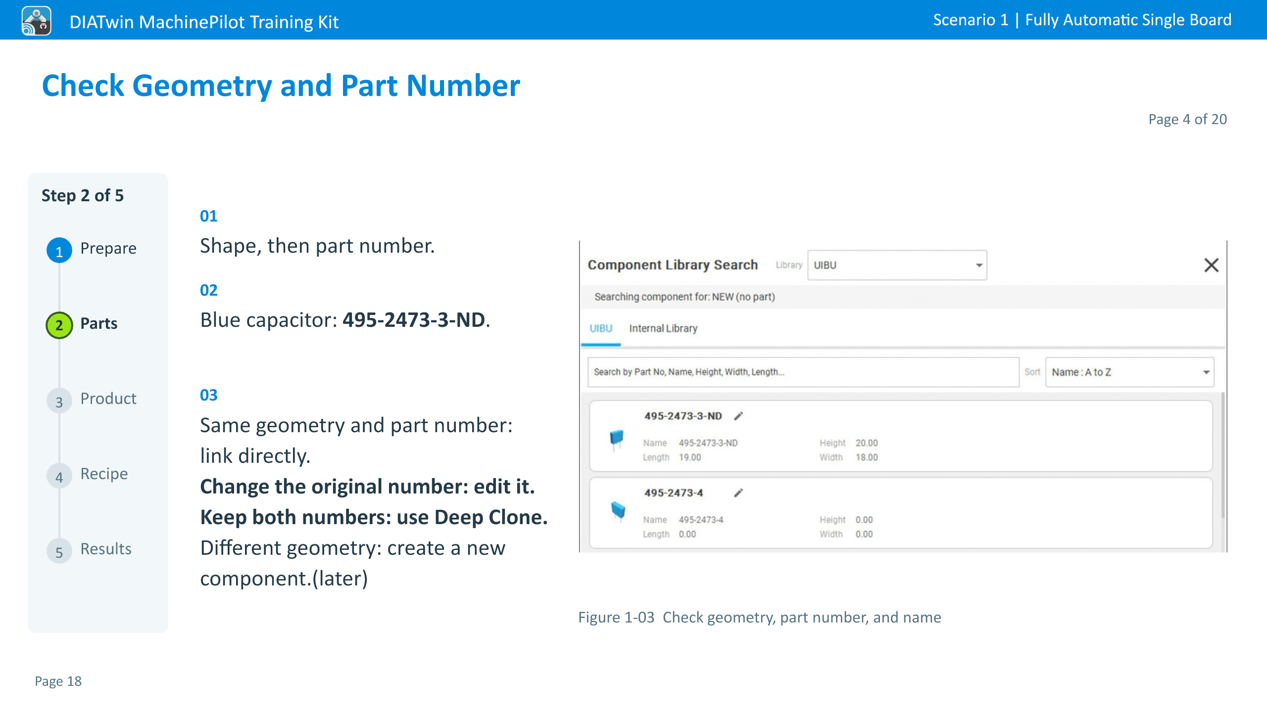 Check Geometry and Part Number · Page 4 of 20