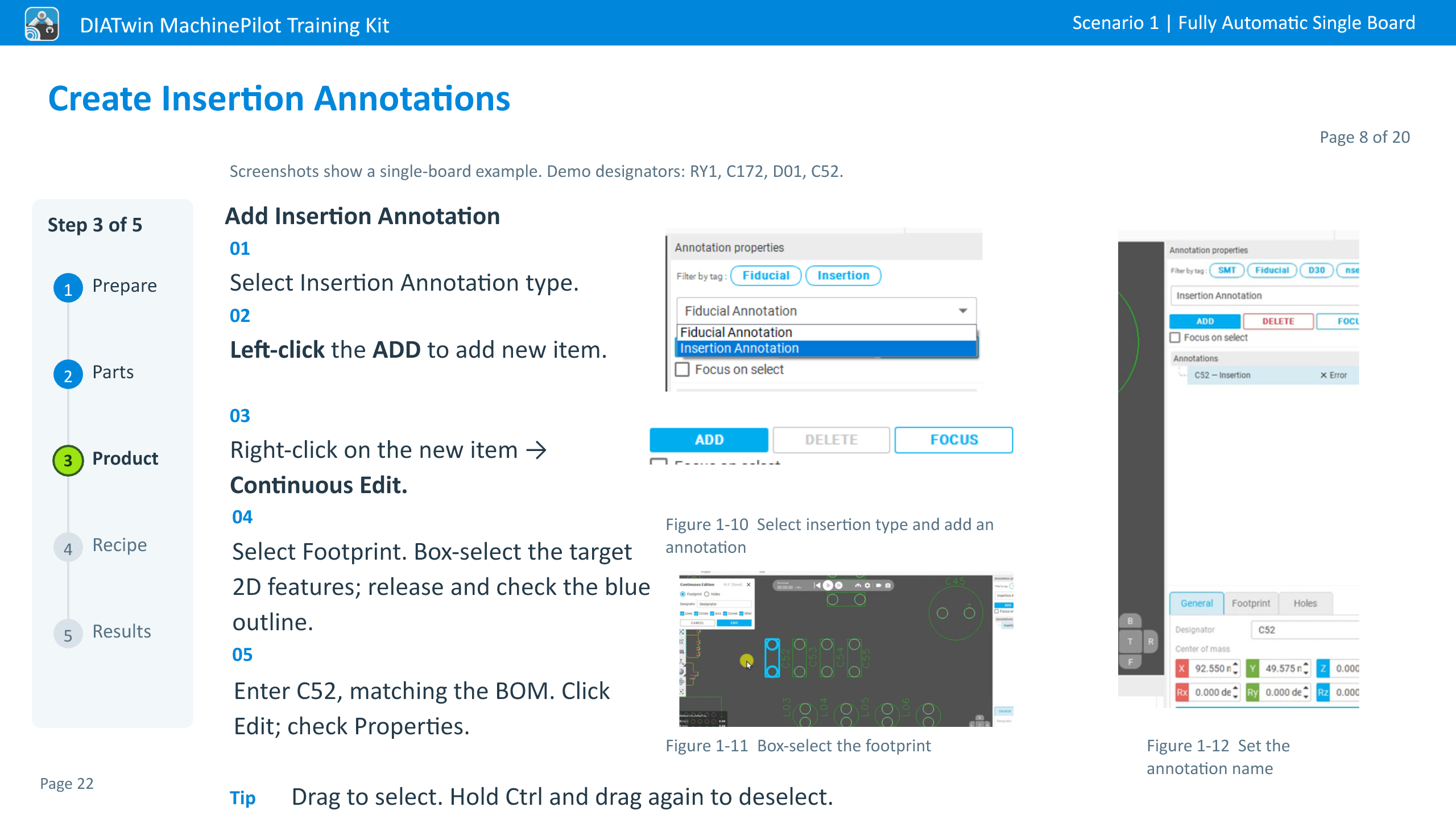 Create Insertion Annotations · Page 8 of 20
