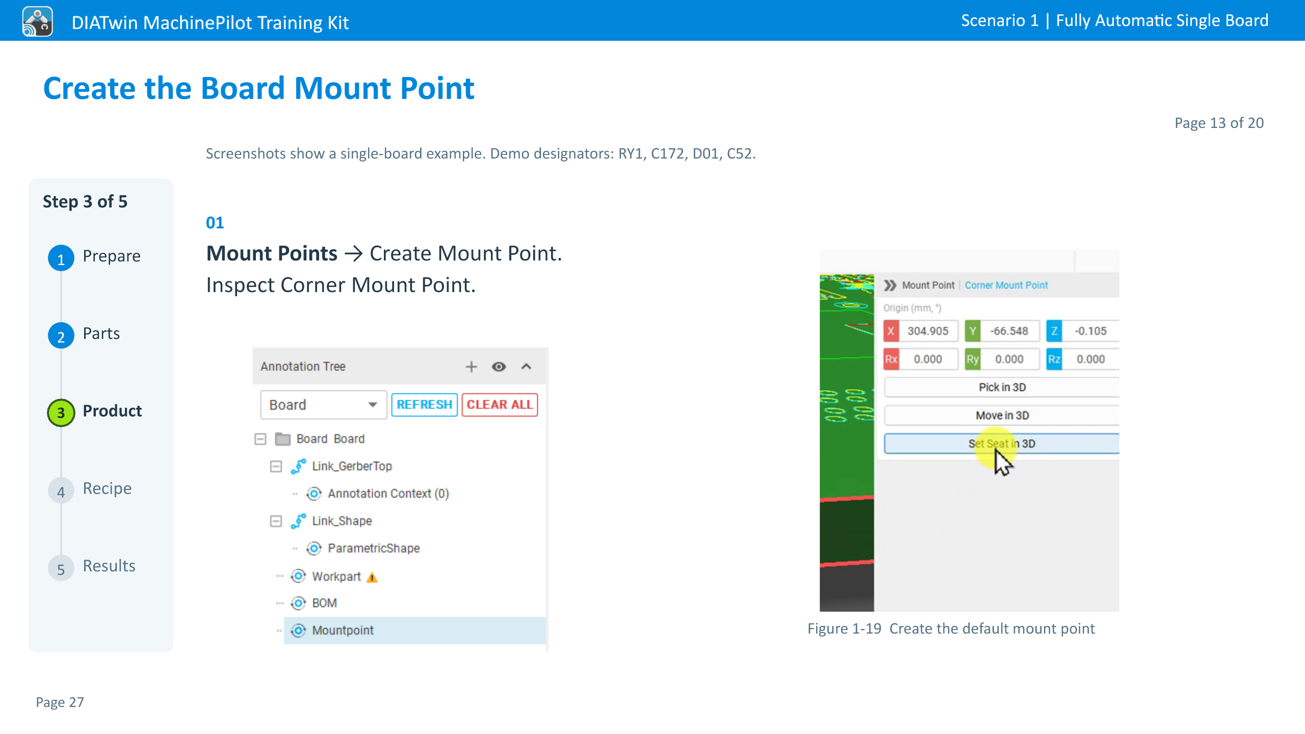 Create the Board Mount Point · Page 13 of 20