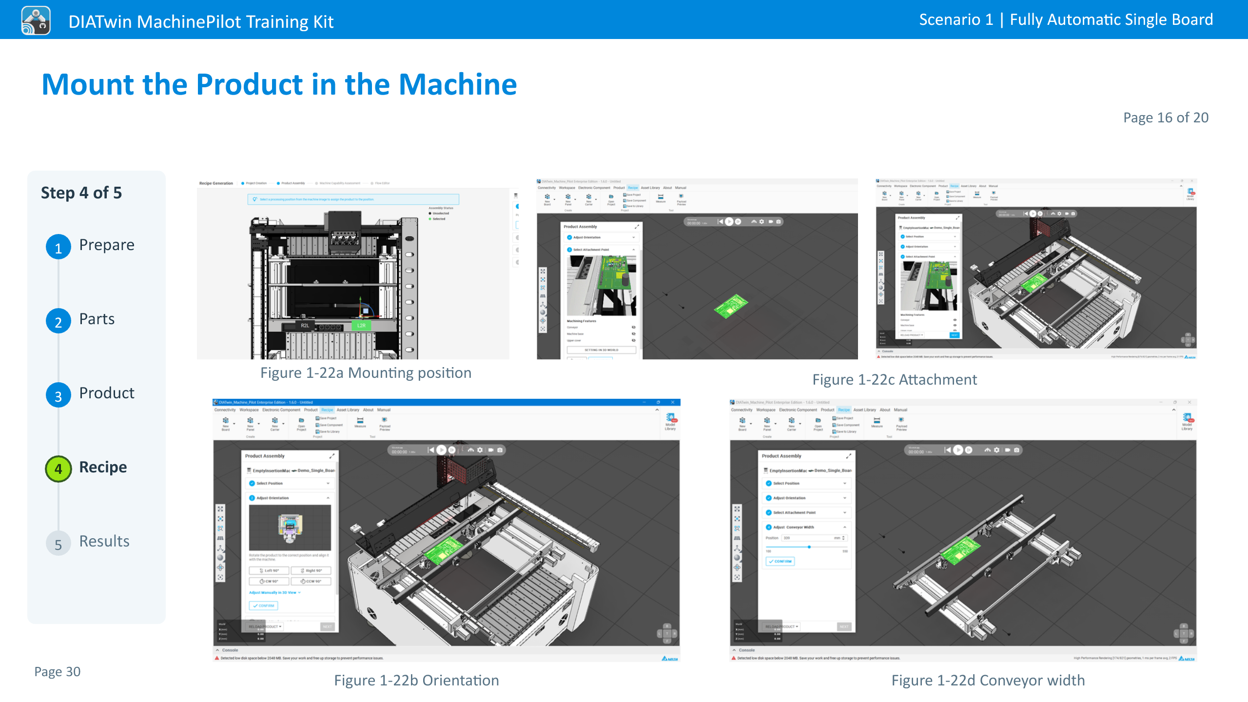 Mount the Product in the Machine · Page 16 of 20