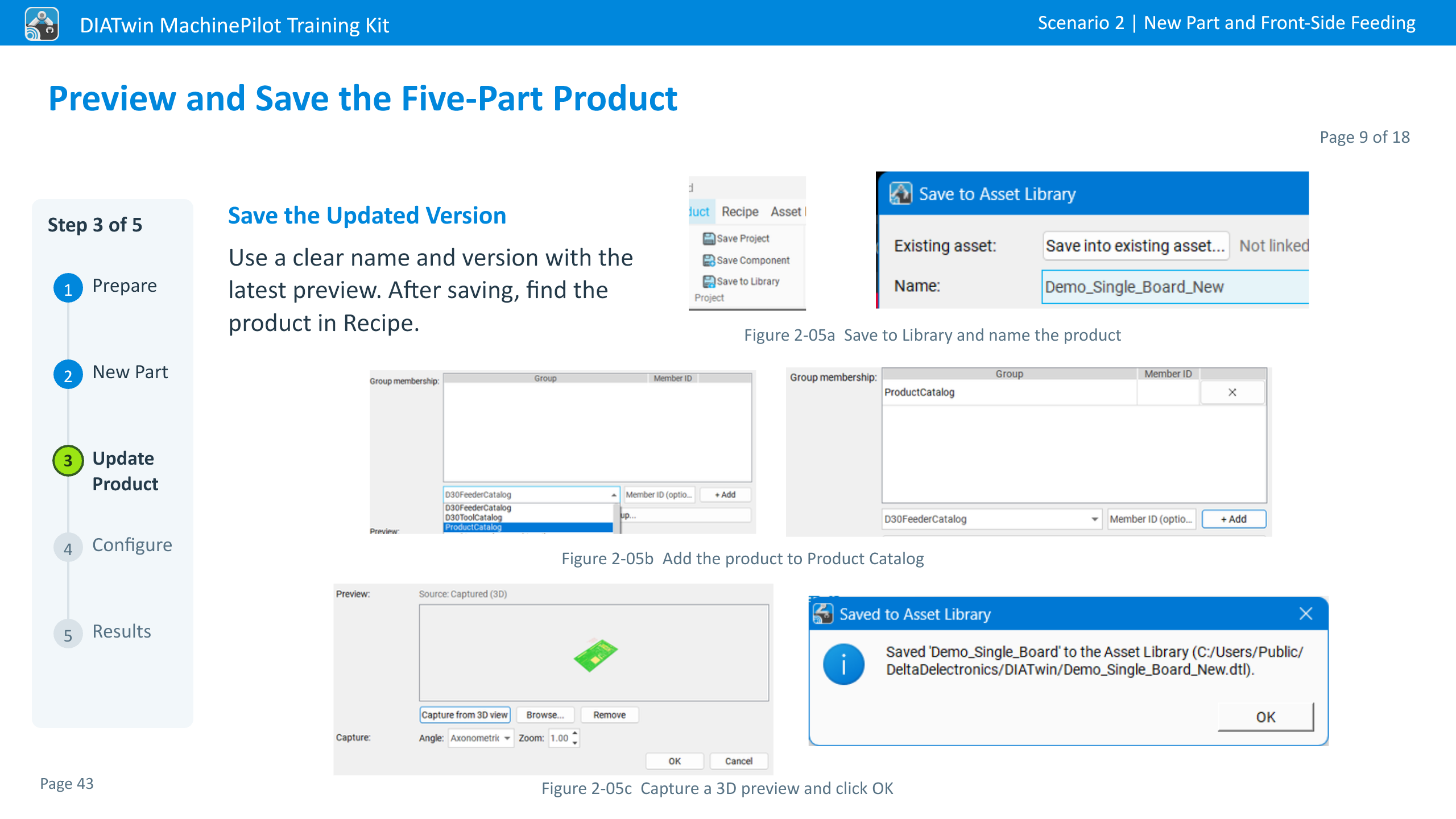 Preview and Save the Five-Part Product · Page 9 of 18