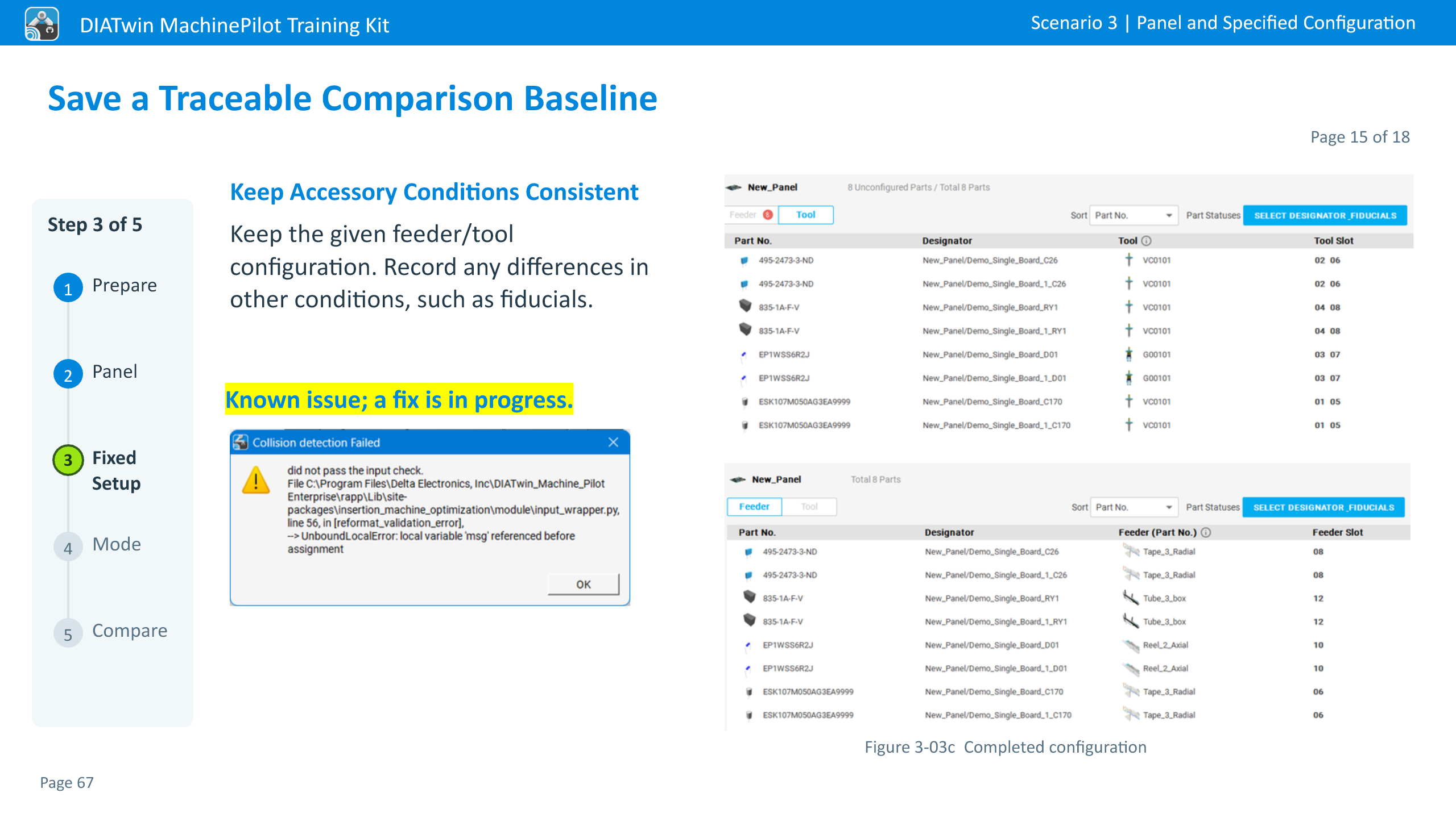 Save a Traceable Comparison Baseline · Page 15 of 18