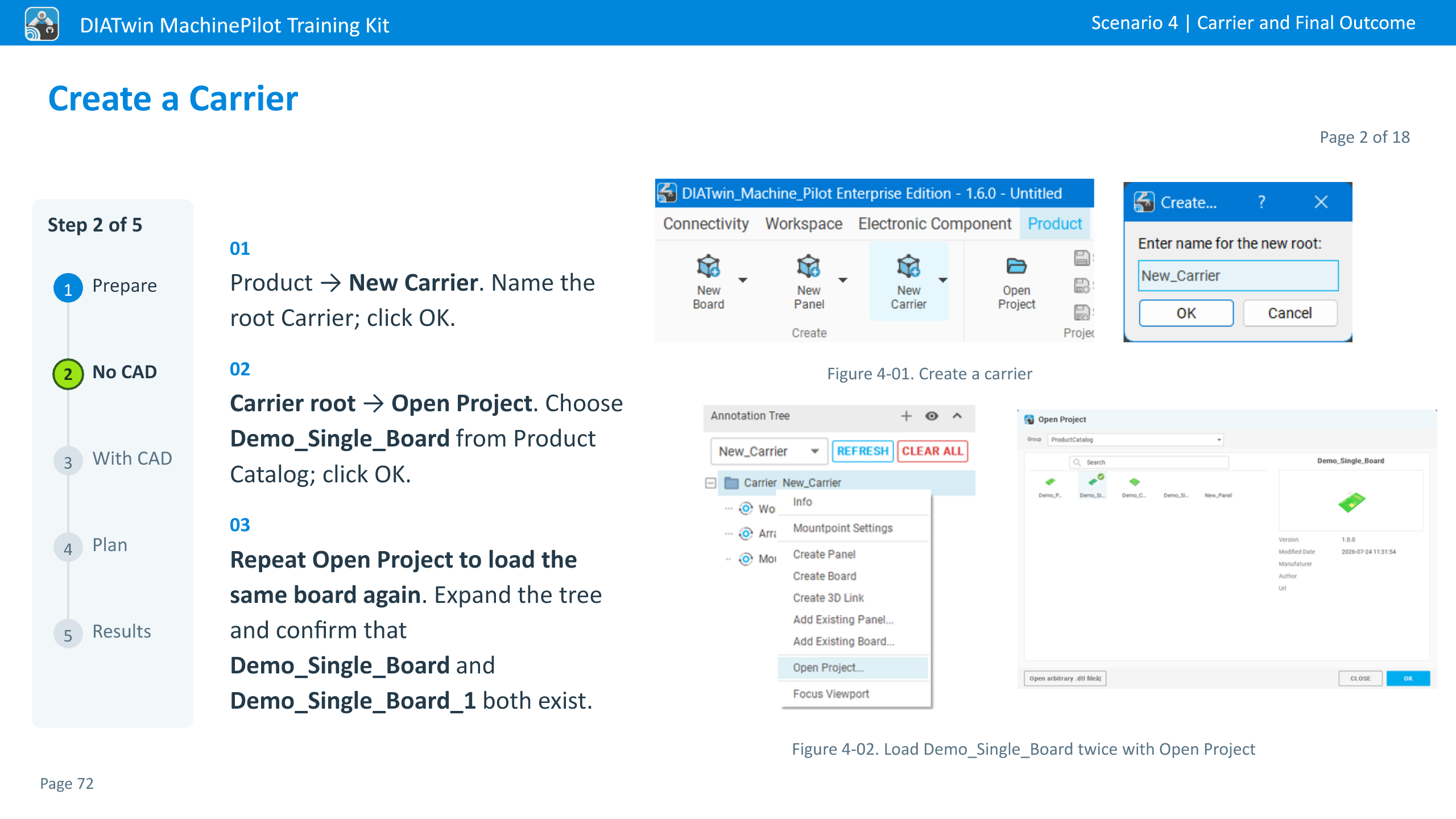 Create a Carrier · Page 2 of 18