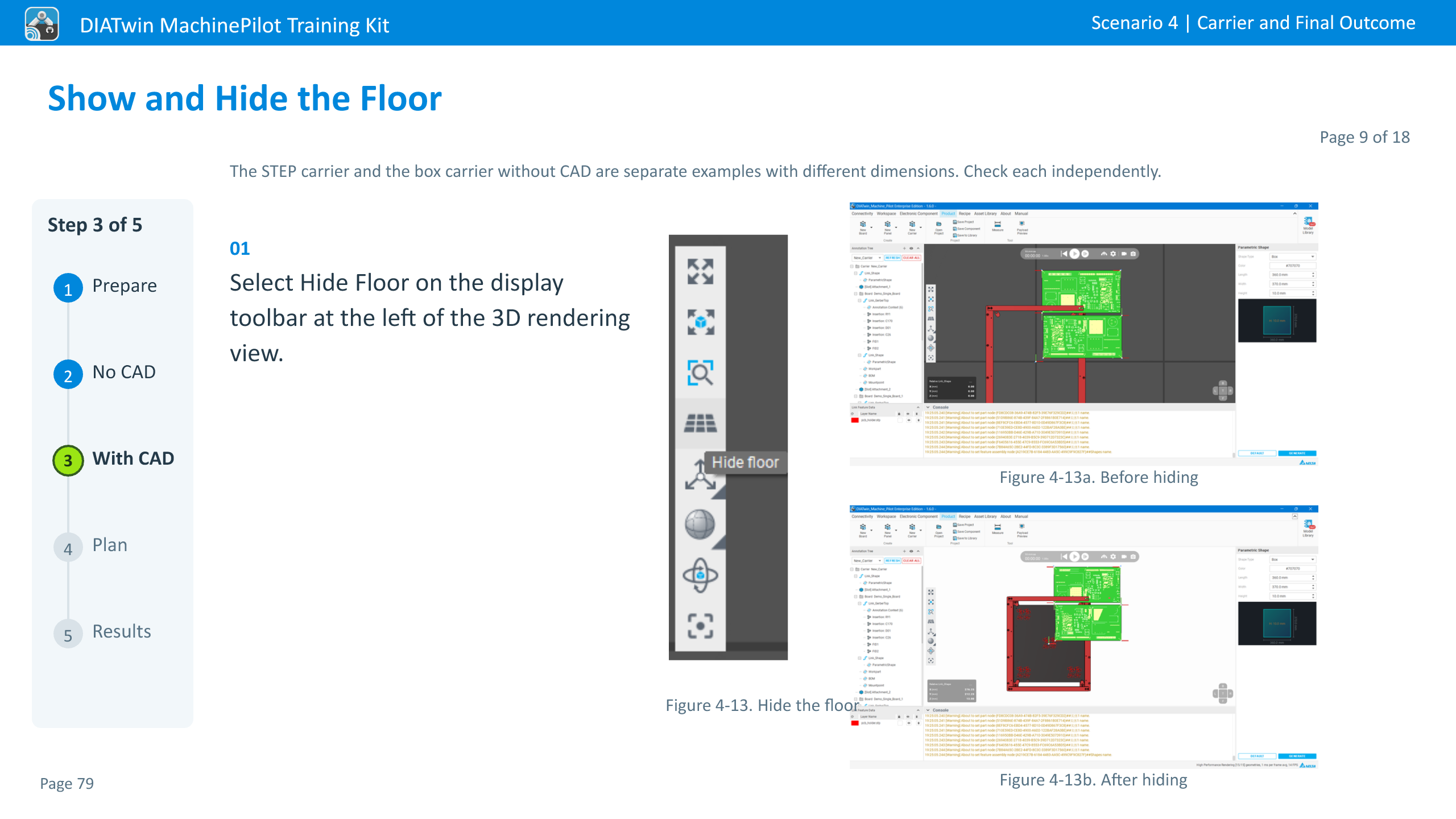 Show and Hide the Floor · Page 9 of 18